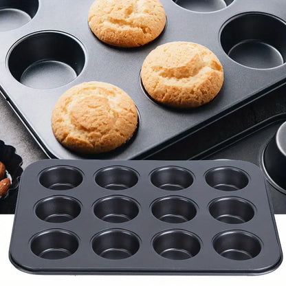 Non-Stick 12-Cup Muffin Pan and Baking Tray