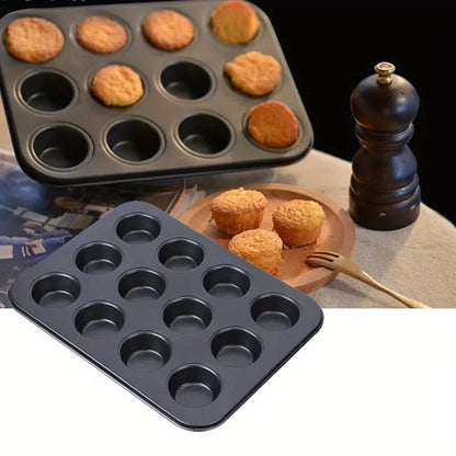 Non-Stick 12-Cup Muffin Pan and Baking Tray