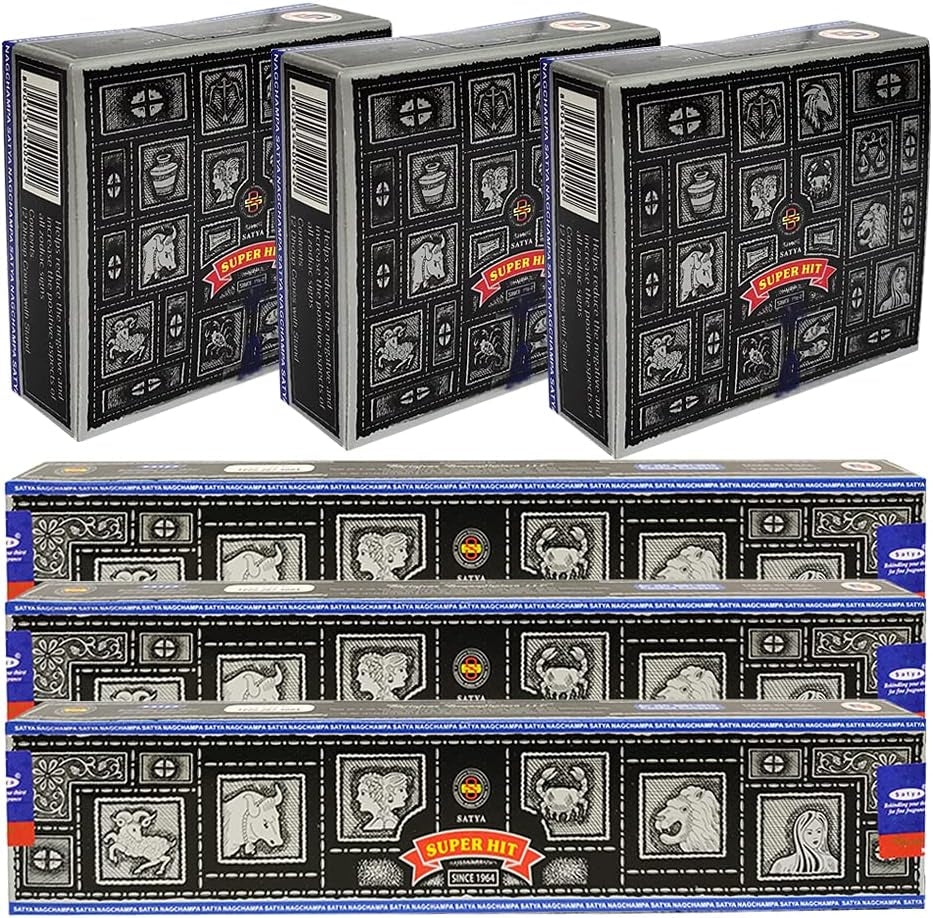 Super Hit Incense Sticks and Cone Incense Holder Variety Pack Bundle Insence Insense Insienso