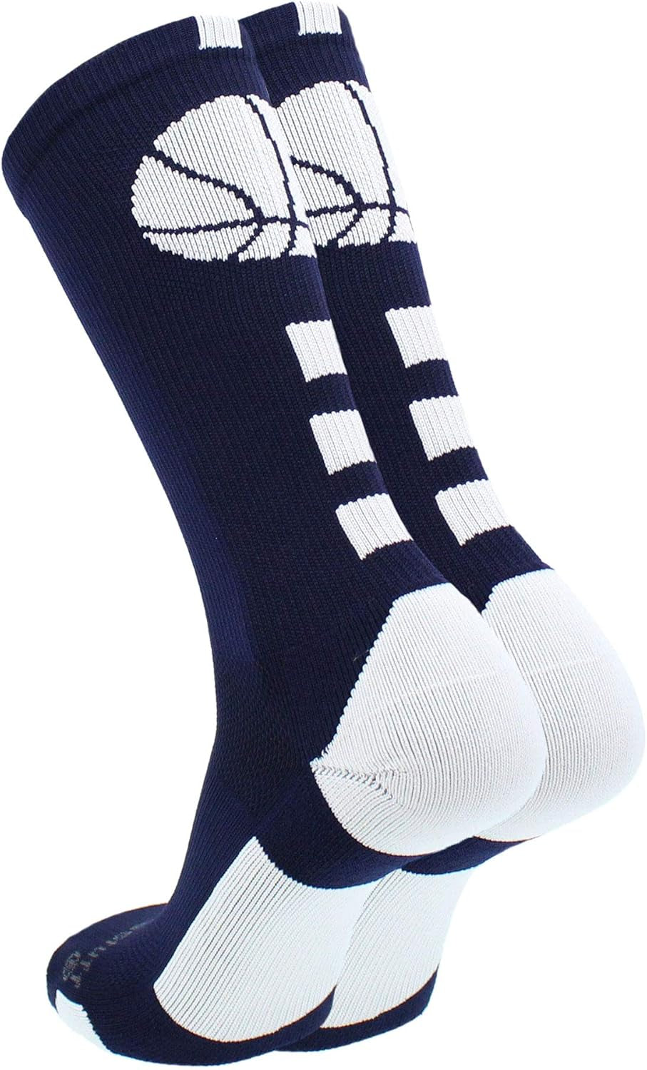 Basketball Socks for Boys, Girls, Men, Women- Athletic Crew Socks - Youth and Adult Sizes -Made in the USA