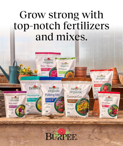 , 9 Quarts | Premium Organic Potting Natural Soil Mix Food Ideal for Container Garden-Vegetable, Flower & Herb Use for Indoor Outdoor Plant