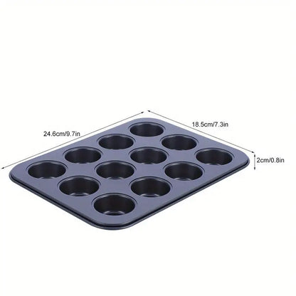 Non-Stick 12-Cup Muffin Pan and Baking Tray